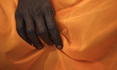 South Sudanese refugee Joy Diko at a women's centre focusing on gender-based violence  in Bidi Bidi, Uganda