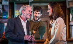 Sean Murray, Sam O’Mahony and Natalie Radmall-Quirke in The Weir