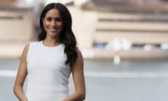 Meghan, Duchess of Sussex poses for a photo at Admiralty House in Sydney, Australia, Tuesday, Oct. 16, 2018. (Phil Noble/Pool Photo via AP)