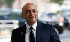 FILE PHOTO: Sajid Javid, Conservative party leadership candidate walks at the BBC in London<br>FILE PHOTO: Sajid Javid, Conservative party leadership candidate walks at the BBC before appearing on the Sunday Morning with Sophie Raworth show, in London, Britain, July 10, 2022. REUTERS/Peter Nicholls/File Photo