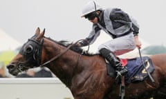 Circus Maximus, ridden by Ryan Moore, wins the St James’s Palace Stakes at Royal Ascot.