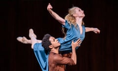 Anxiety-inducing … Lauren Cuthbertson with Marcelino Sambé in The Cellist at the Royal Opera House in February this year.