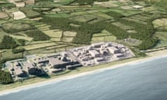 The proposed Sizewell C nuclear energy plant.