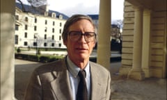 The philosopher John Rawls, pictured in Paris in 1987.