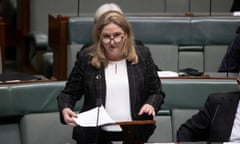 The member for Mayo Rebekah Sharkie in the house of representatives in Parliament House