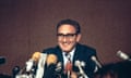 President Nixon’s special adviser Henry Kissinger in 1973.