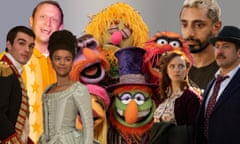 Composite image for May stream lover featuring (L-R) Corey Mylchreest as Young King George and India Amarteifio as Young Queen Charlotte from Queen Charlotte: A Bridgerton Story on Netflix, Tim Robinson from I Think You Should Leave on Netflix, The Muppets Mayhem S1 on Disney+, Ten Pound Poms on Stan and Riz Ahmed inof Metal on Amazon Prime.