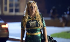This image released by Netflix shows Rebel Wilson as Stephanie Conway in a scene from "Senior Year." (Boris Martin/Netflix via AP)