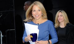 Celebrity Sightings In New York City - March 14, 2012<br>NEW YORK, NY - MARCH 14: TV personality Katie Couric leaves the "Good Morning Amerida" taping at the ABC Times Square Studios on March 14, 2012 in New York City. (Photo by Ray Tamarra/Getty Images)