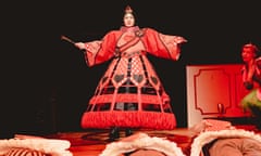 Purvi Parmar as the Red Queen in Alice in Wonderland at the New Vic theatre.