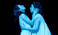 Broadway’s first lesbian kiss … Elizabeth A Davis and Adina Verson in a production of Paula Vogel’s Indecent in 2019.