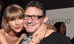 Lucian Grainge, chairman &amp; CEO of Universal Music Group, with singer-songwriter Taylor Swift.