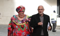 Alan Yentob and Camila Batmanghelidjh