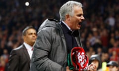 Manchester United v Celta Vigo - UEFA Europa League - Second Leg - Old Trafford<br>Manchester United manager Jose Mourinho celebrates victory after the UEFA Europa League, Second Leg match at Old Trafford, Manchester. PRESS ASSOCIATION Photo. Picture date: Thursday May 11 2017. See PA story SOCCER Man Utd. Photo credit should read: Martin Rickett/PA Wire