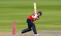Eoin Morgan batting, England v Pakistan T20