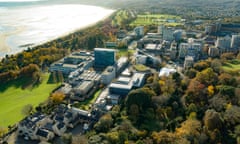 The singleton campus at Swansea University