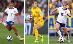 Lauren James (left), Mary Earps and Ella Toone will all be in Sarina Wiegman’s mind when the manager decides her first-choice England starting XI for the Euro 2025