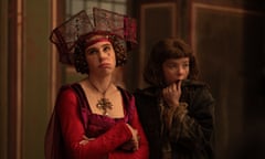 Pampinea (Zosia Mamet) and Misia (Saoirse-Monica Jackson) in The Decameron.