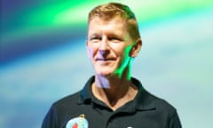 Astronaut Tim Peake, who is to present Tim Peake: Secrets of Our Universe, one of a series of ‘upmarket’ new shows featuring famous names announced by Channel 5