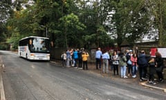 A coach tour of the Strawberry Fields site in Liverpool