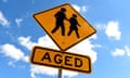 An sign is seen outside an aged-care facility on the Gold Coast, Thursday, April 23, 2015. (AAP Image/Dave Hunt) NO ARCHIVING