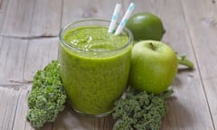 A kale green smoothie.