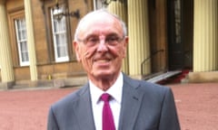 Bill Ogilvie after receiving his MBE