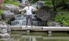 Dylan in Kyoto Garden in west London’s Holland Park