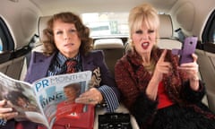 ‘Movie star? I’ll be the judge of that’: Absolutely Fabulous: The Movie, with Jennifer Saunders, left, and Joanna Lumley.