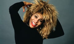 Tina Turner smiling with big hair