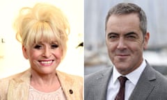 Barbara Windsor and James Nesbitt. Photograph: PA/AFP