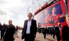 Sir Jim Ratcliffe at Manchester United’s Old Trafford stadium in March.