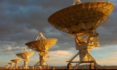 The Very Large Array at the US National Radio Astronomy Observatory, New Mexico.