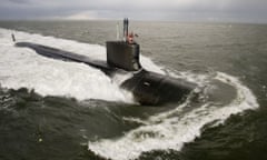 A US Virginia-class nuclear powered submarine