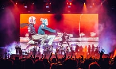 Gorillaz at the O2 Arena, London