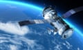 Space station in Earth orbit.<br>“My design space station on Earth orbit. The satellite has severalcommunication anten.Also it maybe SPY, GPS satelite.”