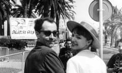 Jean-Luc Godard and Anna Karina at the Cannes film festival in 1962