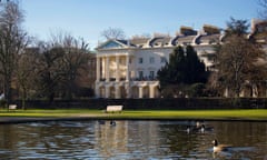 Regent's Park mansion where Dickens enjoyed the summer social season.