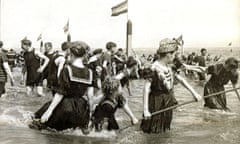 Bathing dresses on show at Coney Island, 1903.