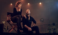 Michelle Williams as Gwen Verdon, Sam Rockwell as Bob Fosse.