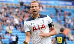 Inter Milan v Tottenham Hotspur - Pre Season Friendly<br>Soccer Football - Inter Milan v Tottenham Hotspur - Pre Season Friendly - Ullevaal Stadion, Oslo, Norway - 5/8/16
Tottenham's Harry Kane celebrates scoring their first goal with a penalty
Action Images via Reuters / Adam Holt
Livepic