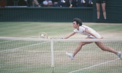 Billie Jean King in 1972.