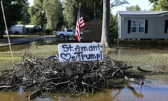 A sign in support of US Republican presidential nominee Donald Trump is seen in St. Amant, Louisiana, U.S., August 21, 2016.  REUTERS/Jonathan Bachman