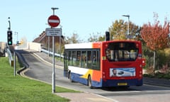 A Stagecoach bus in Ashford, Kent