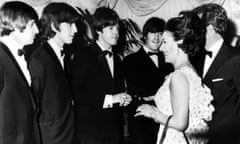 The Beatles meet Princess Margaret