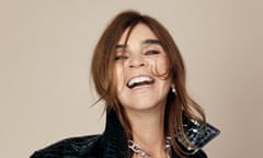 Carine Roitfeld shot for Observer Magazine.