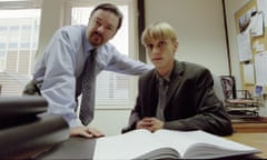 THE OFFICE<br>David Brent and Gareth Keenan BBC One TBC Ricky Gervais, MacKenzie Crook, Martin Freeman, Lucy Davis and the rest of The Office cast return to Slough one last time this Christmas to tidy up loose ends in a one-off special destined to be remembered for its cringe-worthy observations on daily office life. office desk book