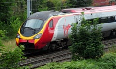 A Virgin train