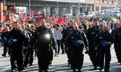 A May Day demonstration in Berlin, Germany, last year