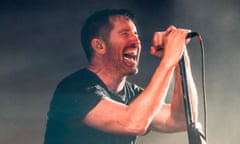 Trent Reznor performing at FYF festival, Los Angeles, 23 July 2017.